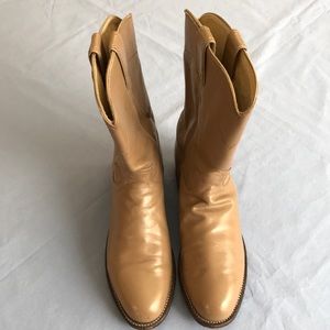 FINAL PRICE - JUSTIN Sz 8 Western Leather Boots